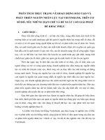Phân tích thực trạng về hoạt động đào tạo và phát triển nguồn nhân lực tại vietinbank  trên cơ sở đó, nêu những hạn chế và đề xuất 1 số giải pháp để khắc phục 