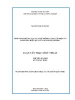 Tính toán độ tin cậy của hệ thống cung cấp điện và đánh giá hiệu quả của nguồn dự phòng (Luận văn thạc sĩ)