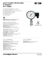 Tài liệu  THIẾT BỊ ĐIỆN CÔNG NGHIỆP  ĐIỆN TỰ ĐỘNG HÓA  ĐO LƯỜNG ĐIỀU KHIỂN Data Sheet MTOM @en