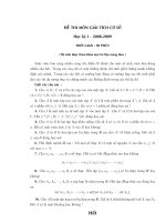 de thi Giai tich coso 2008 2009