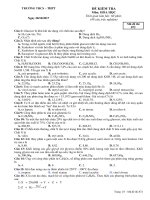 Đề Ôn tập Hóa Hữu Cơ lớp 11  12