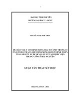 Dự báo nguy cơ bệnh động mạch vành trong 10 năm theo thang điểm framingham ở bệnh nhân tăng huyết áp được quản lý tại Bệnh viện Trung ương Thái Nguyên (Luận văn thạc sĩ)