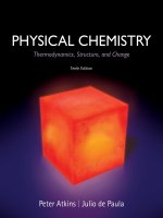 Physical chemistry  thermodynamics, structure, and change 10th ed   peter atkins, julio de paula (2014)