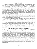 Nghiên cứu thực trạng khám chữa bệnh bằng Y học cổ truyền tại các bệnh viện đa khoa tuyến huyện của tỉnh Vĩnh Phúc và giải pháp can thiệp (TT)