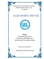 Tiểu luận về quyền tác giả  tác phẩm điện ảnh phái sinh