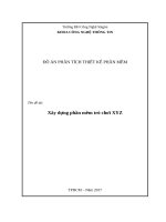 Template đồ án phân tích thiết kế hệ thống thông tin