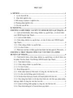 Tìm hiểu về chức năng, nhiệm vụ của cơ quan và tham mưu cho lãnh đạo thực hiện nhiệm vụ quản lý công tác văn thư – lưu trữ tại UBND huyện Lập