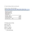 Các phương pháp và mô hình dự báo kinh tế phương pháp san mũ