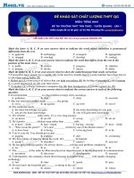 Đề ôn luyện THPT Quốc gia môn tiếng Anh 2018 đề 21 (moon.vn)