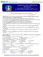 Đề ôn luyện THPT Quốc gia môn tiếng Anh 2018 đề 17 (moon.vn)