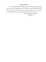 Công tác soạn thảo và quản lí văn bản tại UBND xã Hải Lộc, huyện Hậu Lộc, tỉnh Thanh Hóa.