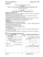 Tuần 24 giáo án lớp 1 soạn theo định hướng phát triển năng lực học sinh