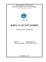 Hoàn thiện công tác kế toán hàng hóa tại Công ty TNHH Xây dựng Thương mại Anh Minh (Khóa luận tốt nghiệp)