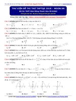 Ôn luyện môn Toán thi THPT Quốc gia đề 11 (moon.vn)