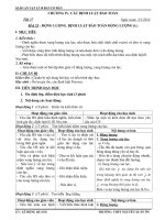 GIÁO án vật lý 10 đầy đủ (cơ bản và tự CHỌN) c4 QUANG DANG SUA GA 10 CB 3 COT 