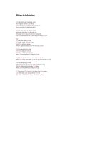 Lời bài hát hợp âm guitar Biển và ánh trăng