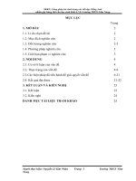 SKKN Lồng ghép trò chơi trong các tiết dạy Tiếng Anh nhằm gây hứng thú cho học sinh khối 6,7,8 ở trường THCS Nâm Nung