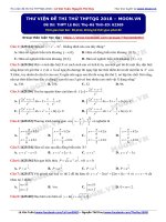 Ôn luyện môn Toán thi THPT Quốc gia đề 12 (moon.vn)