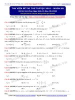 Ôn luyện môn Toán thi THPT Quốc gia đề 13 (moon.vn)