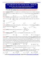 Ôn luyện môn Toán thi THPT Quốc gia đề 35 (moon.vn)