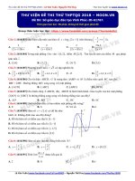 Ôn luyện môn Toán thi THPT Quốc gia đề 30 (moon.vn)