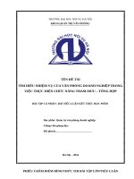Bìa tiểu luận trường đại học Nội Vụ