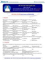 Ôn luyện Hóa học thi THPT Quốc gia đề 10 (moon.vn)