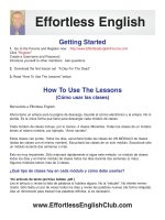 Welcome guide espanol (Sưu tầm)