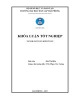 Hoàn thiện tổ chức kế toán doanh thu, chi phí và xác định kết quả kinh doanh tại Công ty TNHH Phát triển Xây dựng và Vận tải Trường Phát (Khóa luận tốt nghiệp)