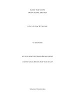 Bài toán đẳng chu trong hình học phẳng (Luận văn thạc sĩ)