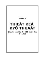 do an tot nghiep thiet ke duong  cap 4 mien nui