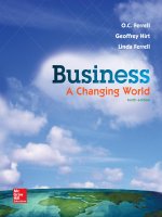 Business a changing world 10th ferrel