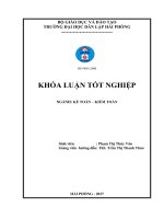 Hoàn thiện công tác kế toán tiền lương và các khoản trích theo lương tại Công ty TNHH Lihit Lab Việt Nam (Khóa luận tốt nghiệp)