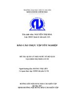 Quản lý nhà nước về hộ tịch tại UBND thị trấn Cô Tô