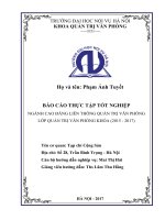 Hoàn thiện công tác tổ chức văn thư - lưu trữ tại Bộ Biên tập Tạp chí Cộng sản