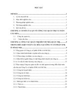 Nghiên cứu các xu thế toàn hóa để nhằm mục đích tìm hiểu tác động của toàn cầu hóa đối với Việt Nam