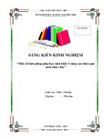 SKKN một số biện pháp giúp học sinh khối 3 nâng cao hiệu quả môn nhảy dây 