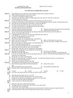 Câu hỏi trắc nghiệm ôn thi môn lịch sử 12 bài 5   10 