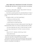 Phát triển quản trị hành vi tổ chức xây dựng văn hóa DN tại công ty cổ phần xây dựng tam thành 