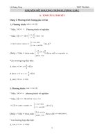 chuyen đề toán 11 phường trình lượng giác