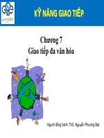 KỸ NĂNG GIAO TIẾP đa văn hóa