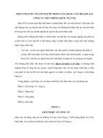 Phân tích yếu tố con người trong xây dựng văn hóa DN tại công ty viễn thông quốc tế (VTI) 