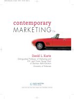 Contemporary marketing 13e by hurt