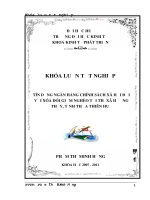 Tín dụng ngân hàng chính sách xã hội đối với xóa đói giảm nghèo tại thị xã hương thủy, tỉnh thừa thiên huế 