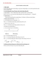 Tổng  vật lôn tập các chuyên đề vật lý lớp 10 học kỳ I