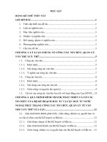 Thực trạng công tác tổ chức, quản lý về văn thư, lưu trữ tại Cục Đầu tư nước ngoài - Bộ Kế hoạch và Đầu tư