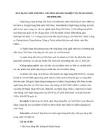 Xây dựng môi trường văn hóa doanh nghiệp tại ngân hàng vietinbank