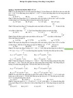 150 câu hỏi trắc nghiệm dao động và sóng điện từ có đáp án