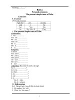 Giáo án chuyên đề anh 6 mới