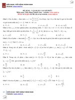 Đề vận dụng cao số phức  đề 2